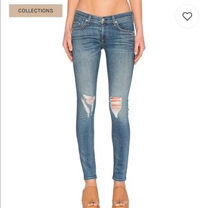 RAG & BONE CARMINE SKINNY JEANS
